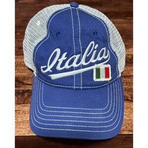 Disneyworld EPCOT World Showcase "ITALIA" Hat Mesh Italy Pavilion Strapback